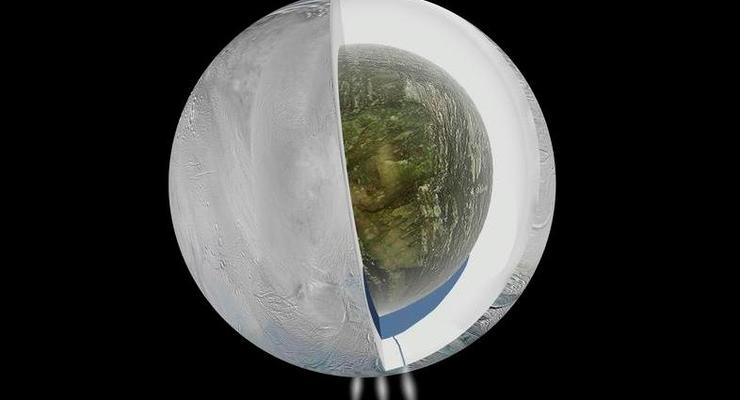 Ученые NASA обнаружили океан внутри спутника Сатурна