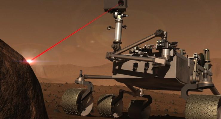 Марсоход пробурил и обстрелял лазером Красную планету