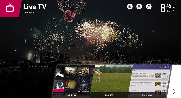 В Украине начались продажи телевизоров LG на платформе WebOS