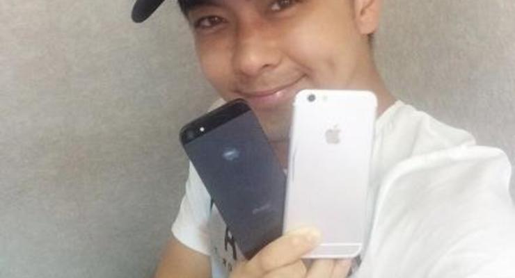 Известный тайваньский певец опубликовал фото iPhone 6