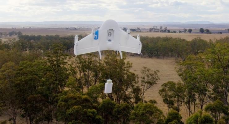 Проект Крылья: Google создает дронов для доставки посылок