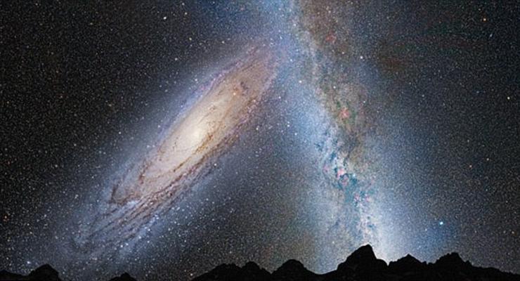 Крушение галактик: Как столкнутся Млечный путь с Андромедой (видео)