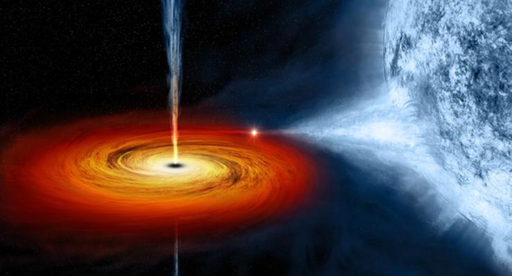 Астрономы увидели схватку звезды с черной дырой