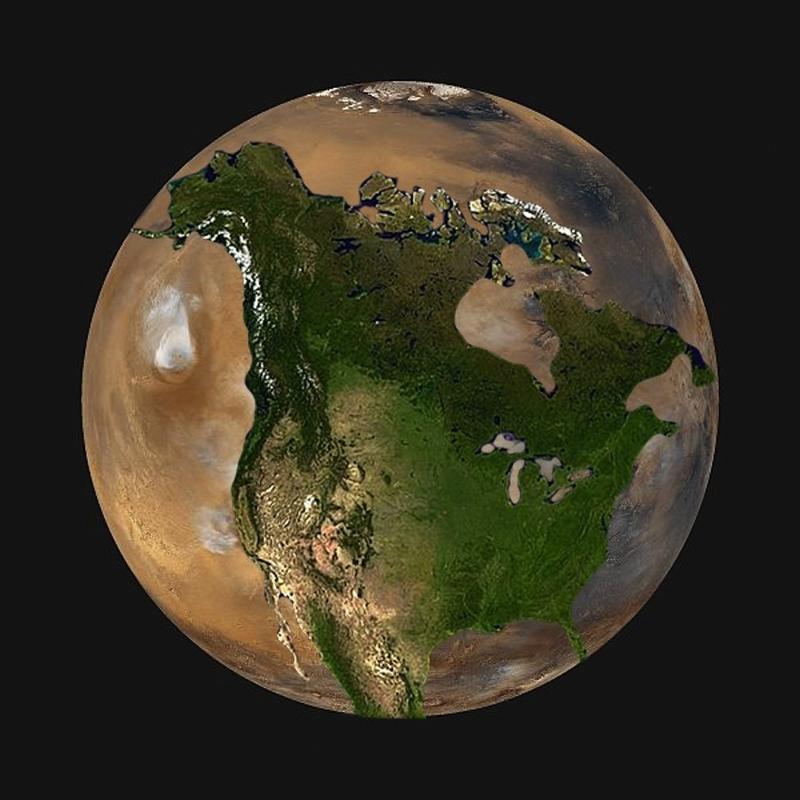 Все познается в сравнении: Реальные размеры Земли и других планет (фото)