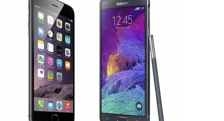Galaxy Note 4 против iPhone 6 Plus: кто король среди фаблетов