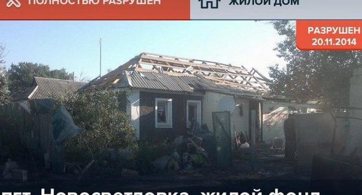 Появилось приложение для мониторинга разрушений на Донбассе