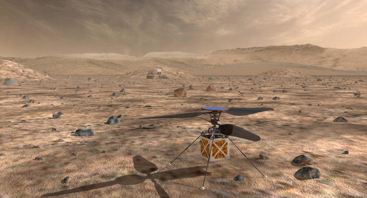 NASA пошлет на Марс вертолеты