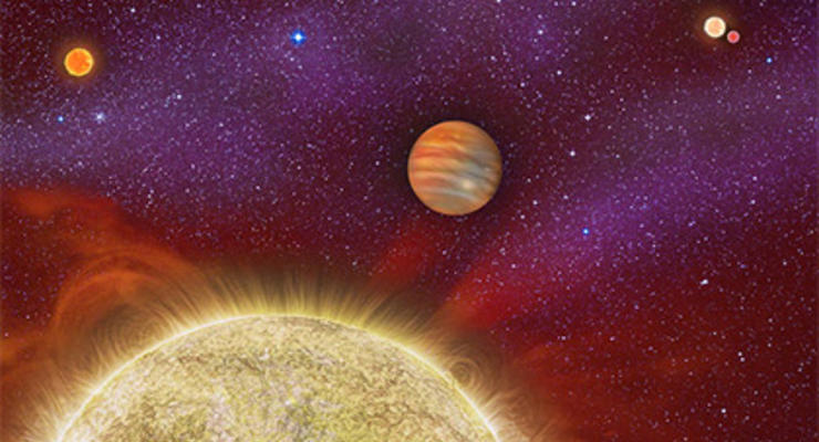 Найдена планета, которая вертится вокруг четырех звезд