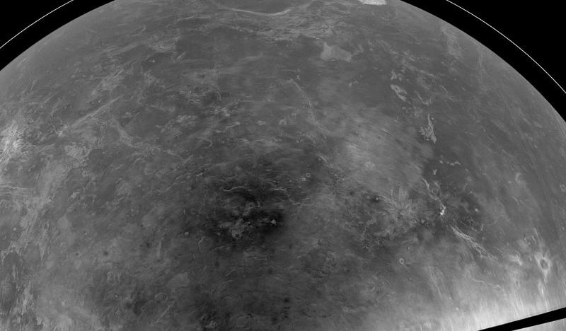 Астрономы получили детальное изображение поверхности Венеры / nrao.edu