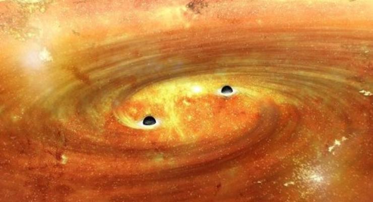 Физики показали слияние двух черных дыр