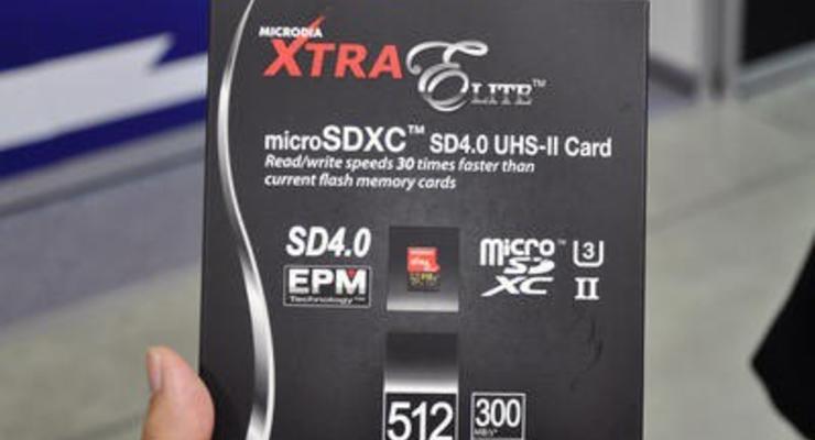 К выпуску готовится microSD-карта объемом 512 ГБ
