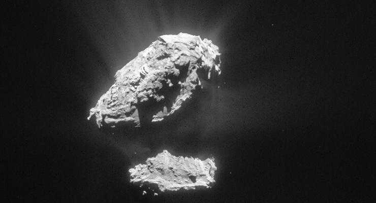 Опубликованы новые фото кометы Чурюмова-Герасименко на пути к Солнцу