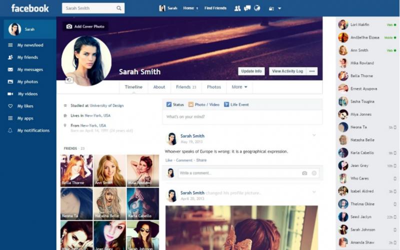 Украинец создал расширение, ускоряющее работу Facebook / Скриншот