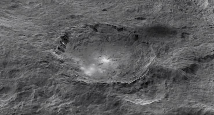 NASA показало видео рельефа карликовой планеты Церера