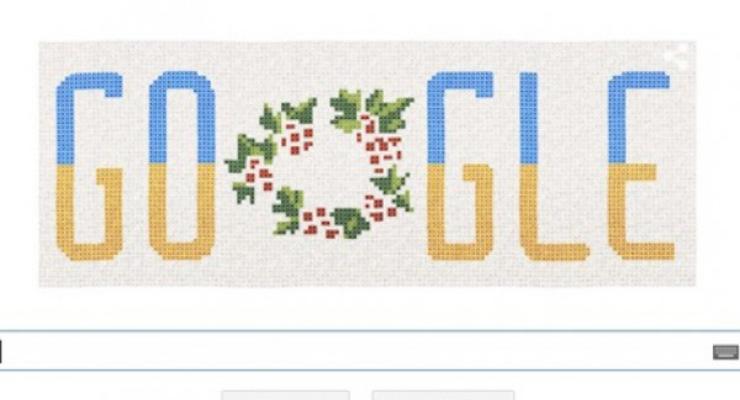 Google отметил День Независимости Украины праздничным дудлом