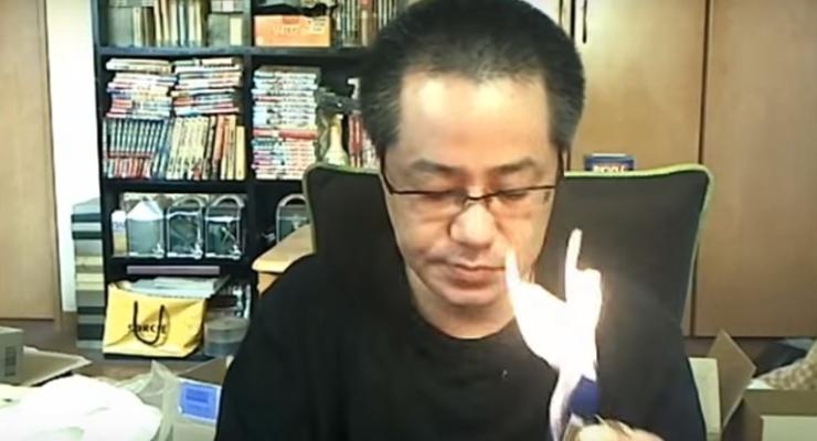 Японский геймер чуть не сжег квартиру во время прямого эфира