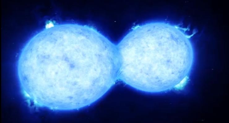 Космический поцелуй: Астрономы обнаружили сливающиеся звезды