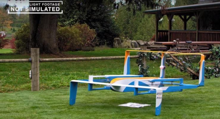 Джереми Кларксон показал в действии прототип дрона Prime Air