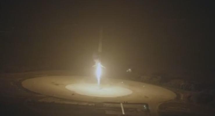 SpaceX впервые совершила успешную посадку первой ступени Falcon 9