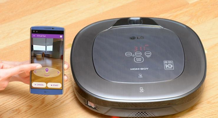 LG создала умного робота-пылесоса с дополненной реальностью