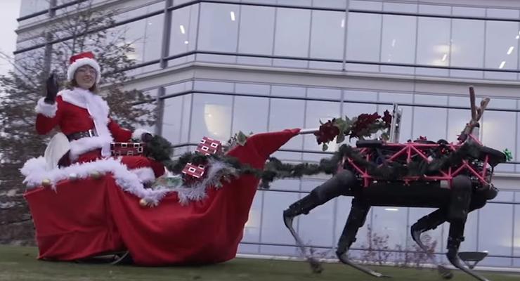 Роборождество: Санта-Клаусу создали механических оленей