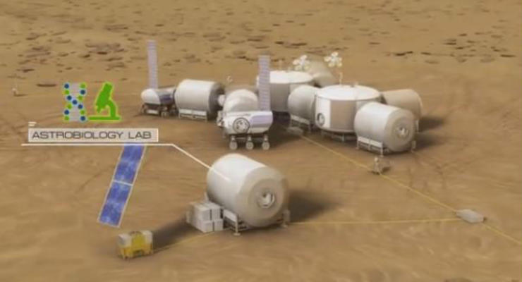 NASA обнародовало видео о строительстве первой колонии на Марсе