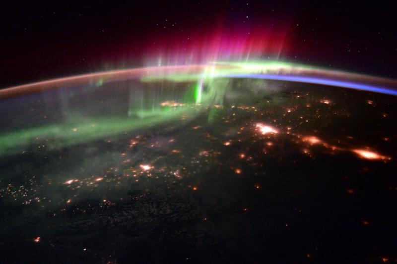 NASA показало полярное сияние с орбиты / flickr.com