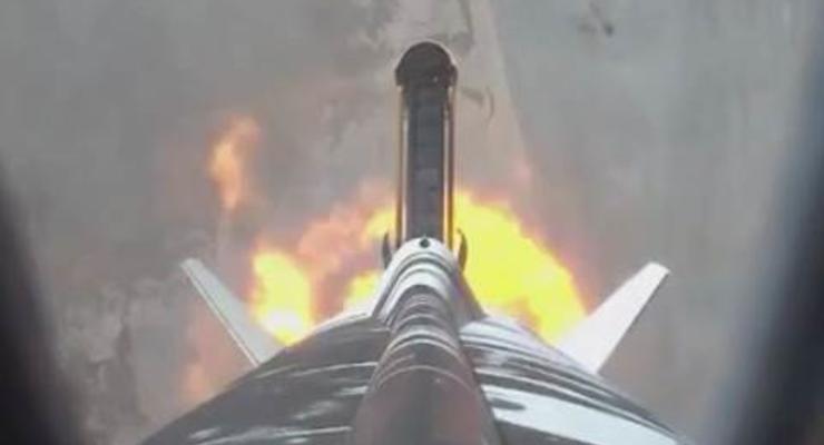 В Сеть выложили видео приземления ракеты New Shepard