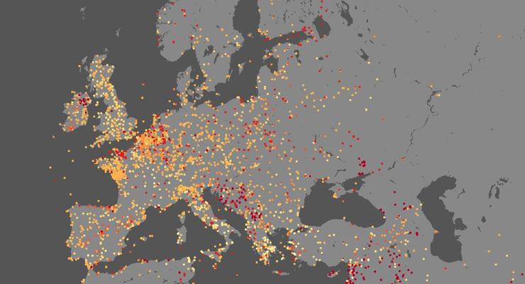 В Сеть выложили интерактивную карту всех сражений в истории человечества
