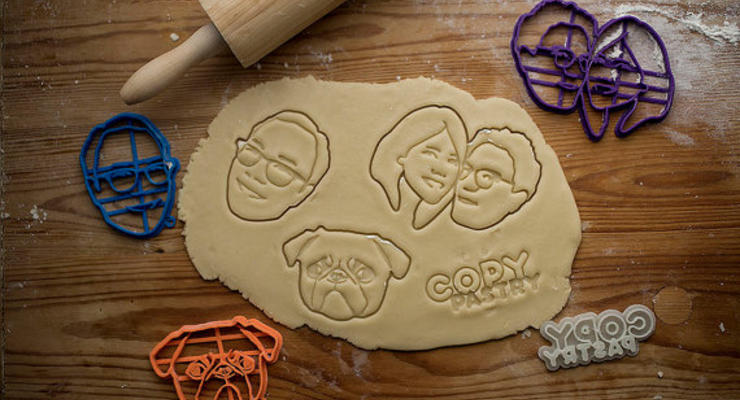 Селфи-формочки для печенья на 3D принтере