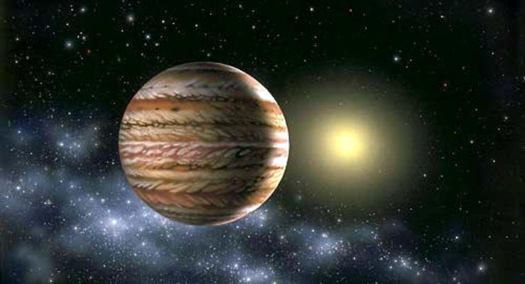 В космосе нашли "комету" размером с Юпитер