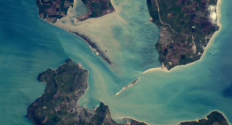 Американский астронавт показал вид на Керченский мост из космоса
