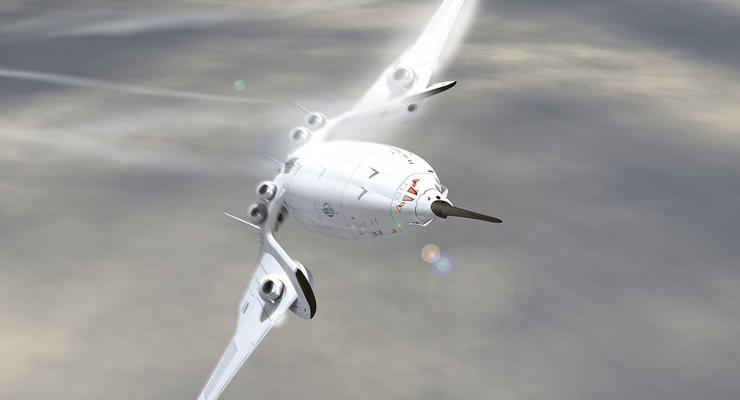 Представлен проект сверхзвукового самолета с ядерным двигателем