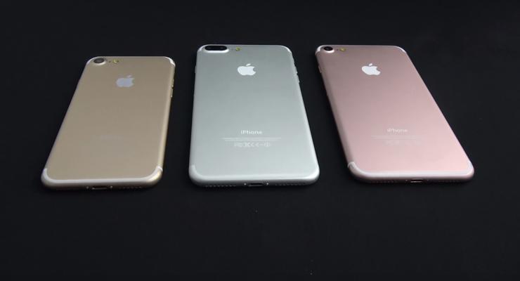 Сразу три новых iPhone 7 показали на видео