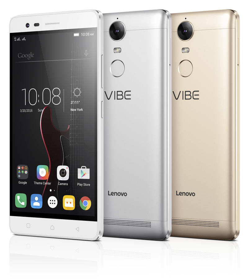 Lenovo представила в Украине смартфон Vibe K5 Note Pro