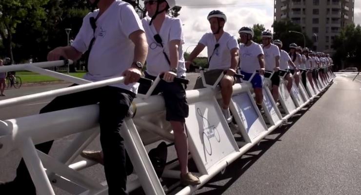 В Австралии изобрели самый длинный велосипед в мире