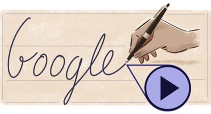 Google посвятил новый дудл изобретателю шариковой ручки