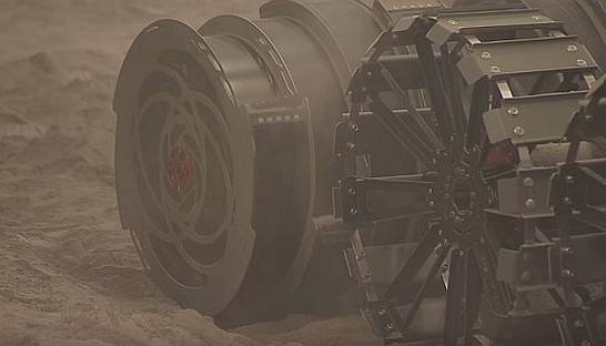 NASA показало марсоход-экскаватор