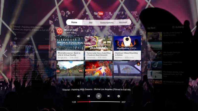 Google выпустил приложение YouTube для виртуальной реальности