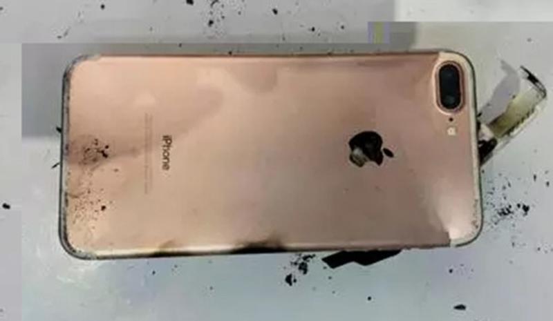 В Китае взорвался еще один смартфон iPhone 7 Plus / gizmochina.com