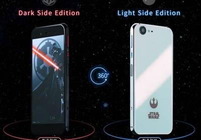 В Японии выпустили смартфоны в честь темной и светлой cилы из Звездных войн