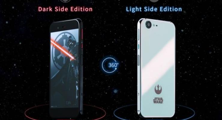 В Японии выпустили смартфоны в честь темной и светлой cилы из Звездных войн
