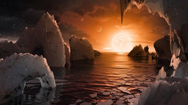NASA обнаружили целых 6 пригодных для жизни планет в одной системе / NASA/JPL-Caltech