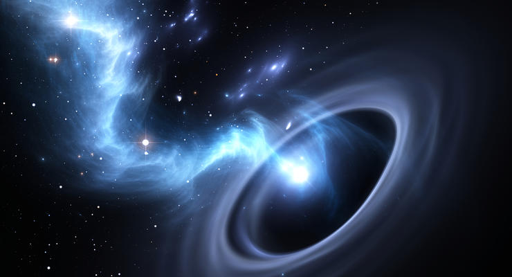 Астрономы смогли наблюдать ветер черной дыры