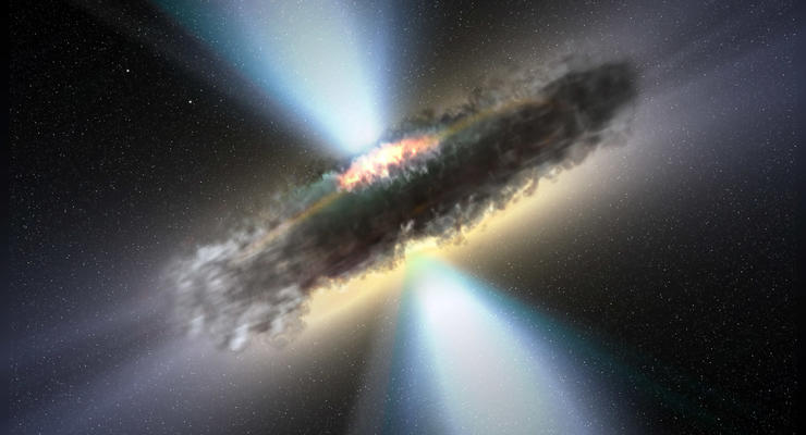 NASA рассказало об отрыжке черной дыры Млечного Пути
