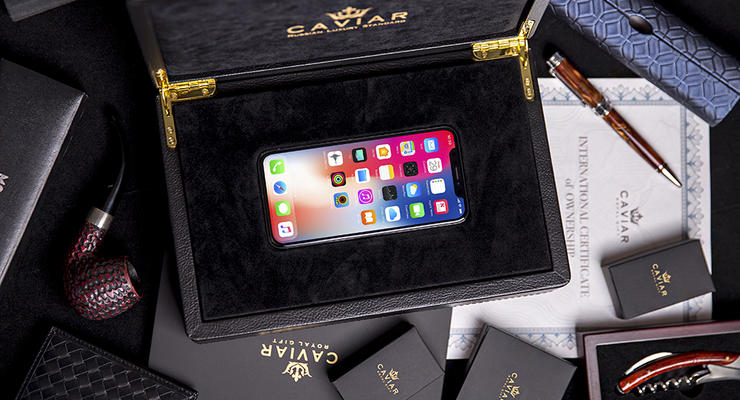 В России выпустили бриллиантовый iPhone X