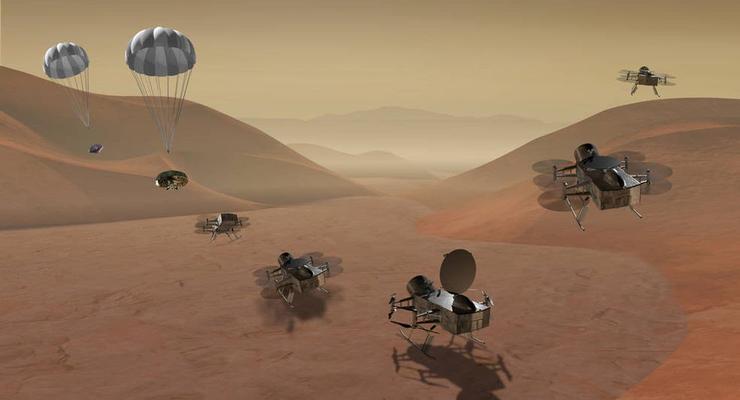 NASA создает робота-стрекозу для покорения Титана