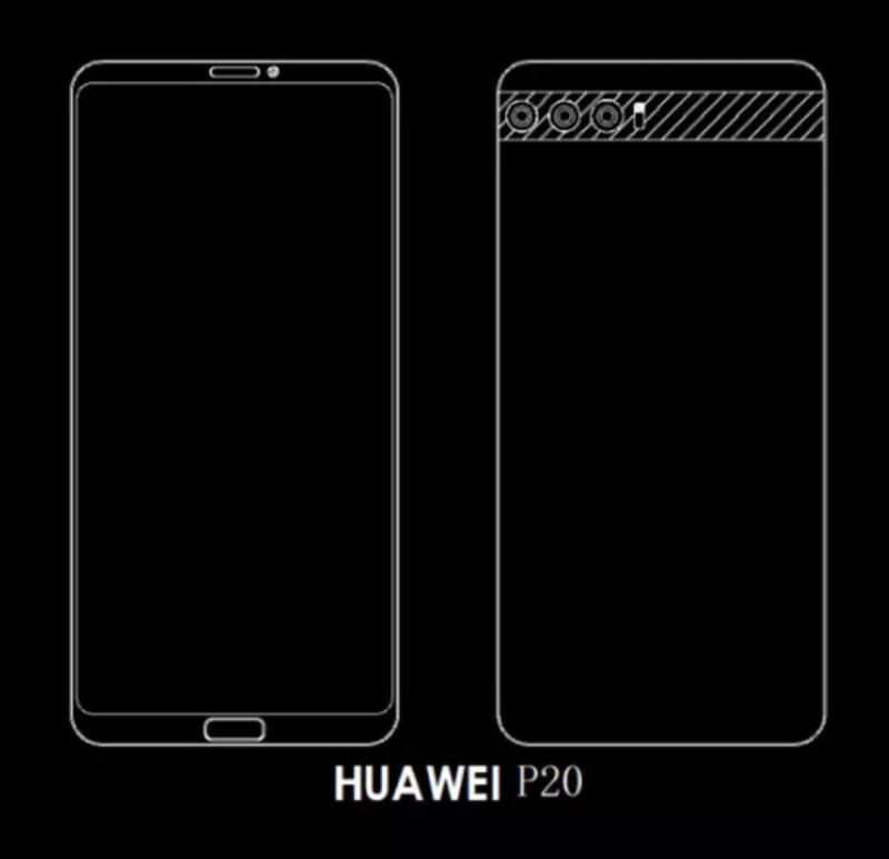 Huawei представит три телефона с тремя основными камерами