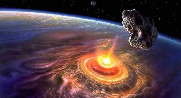 Падение метеорита на Землю заставило вулканы разбушеваться