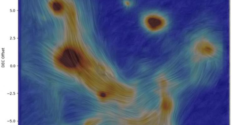Ученые измерили магнитное поле в центре Млечного Пути